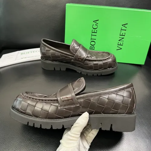 Replica Bottega Veneta BV Leather Shoes For Men #1399616 $135.00 USD for Wholesale