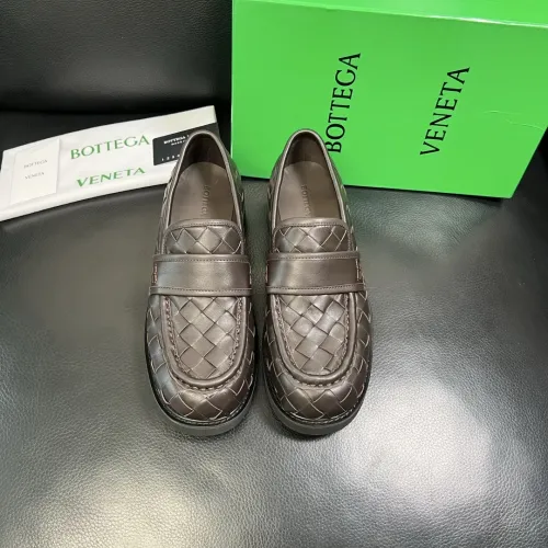 Replica Bottega Veneta BV Leather Shoes For Women #1399618 $135.00 USD for Wholesale