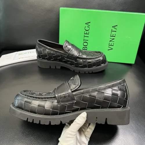 Replica Bottega Veneta BV Leather Shoes For Women #1399619 $135.00 USD for Wholesale