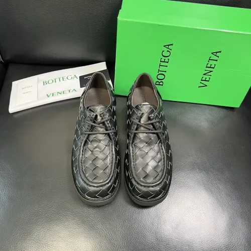 Replica Bottega Veneta BV Leather Shoes For Women #1399642 $150.00 USD for Wholesale