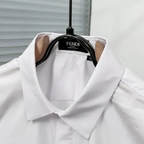 Replica Fendi Shirts Long Sleeved For Men #1399679 $64.00 USD for Wholesale