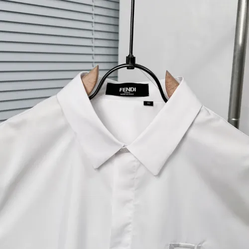 Replica Fendi Shirts Long Sleeved For Men #1399682 $64.00 USD for Wholesale