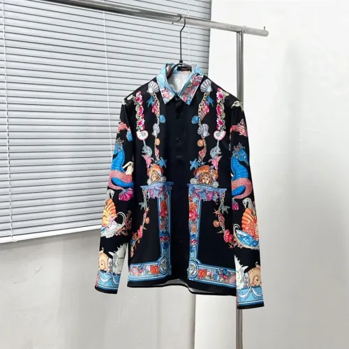 Wholesale Versace Shirts Long Sleeved For Men #1399717 $64.00 USD, Wholesale Quality Replica Versace Shirts