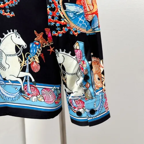 Replica Versace Shirts Long Sleeved For Men #1399717 $64.00 USD for Wholesale