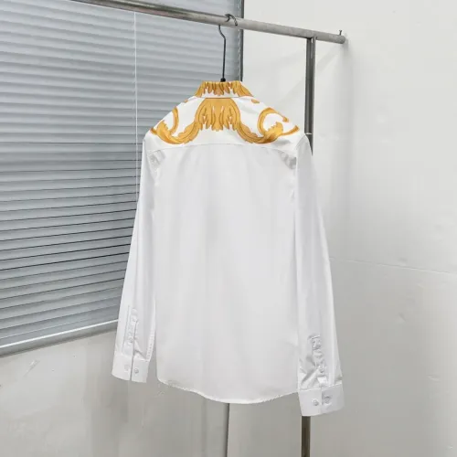 Replica Versace Shirts Long Sleeved For Men #1399720 $72.00 USD for Wholesale