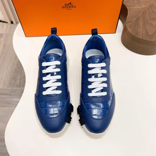 Replica Hermes Casual Shoes For Men #1399735 $128.00 USD for Wholesale