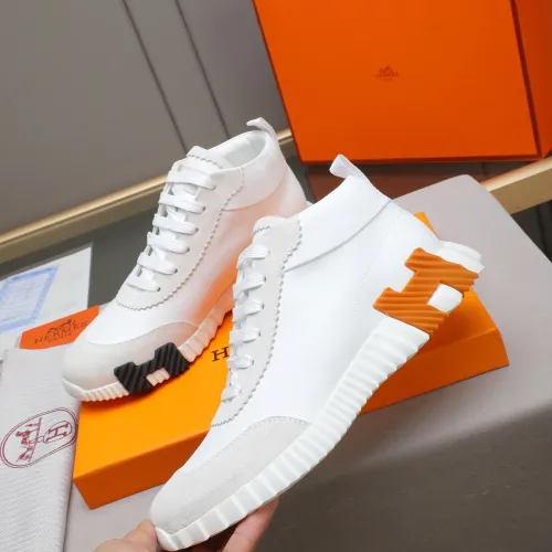 Replica Hermes High Tops Shoes For Men #1399737 $88.00 USD for Wholesale