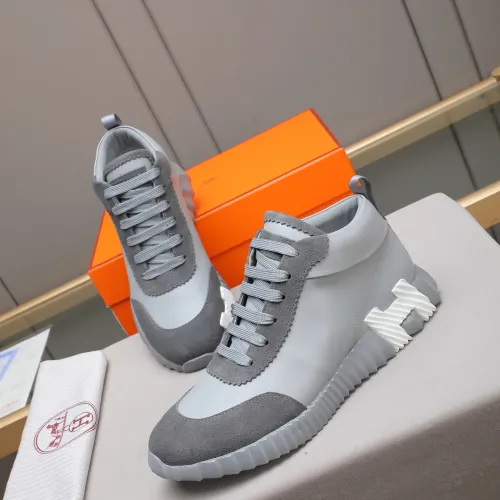 Wholesale Hermes High Tops Shoes For Men #1399740 $88.00 USD, Wholesale Quality Replica Hermes High Tops Shoes