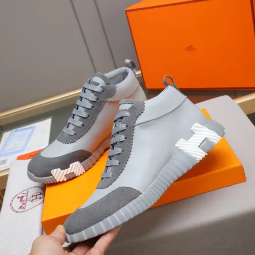 Replica Hermes High Tops Shoes For Men #1399740 $88.00 USD for Wholesale