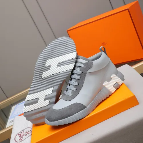 Replica Hermes High Tops Shoes For Men #1399740 $88.00 USD for Wholesale