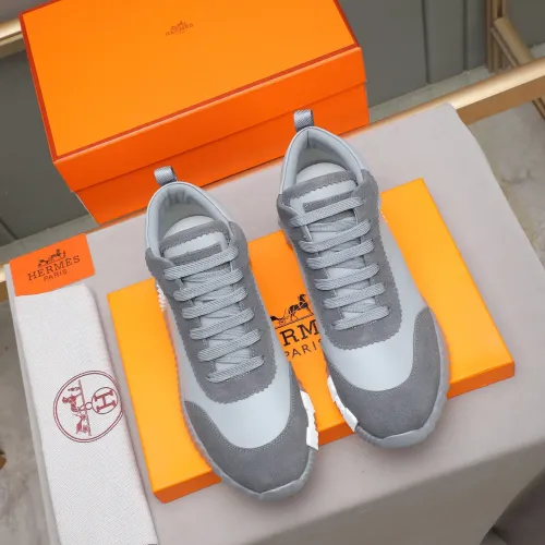 Replica Hermes High Tops Shoes For Men #1399740 $88.00 USD for Wholesale