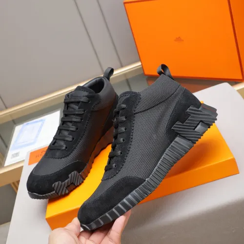 Wholesale Hermes High Tops Shoes For Men #1399744 $88.00 USD, Wholesale Quality Replica Hermes High Tops Shoes