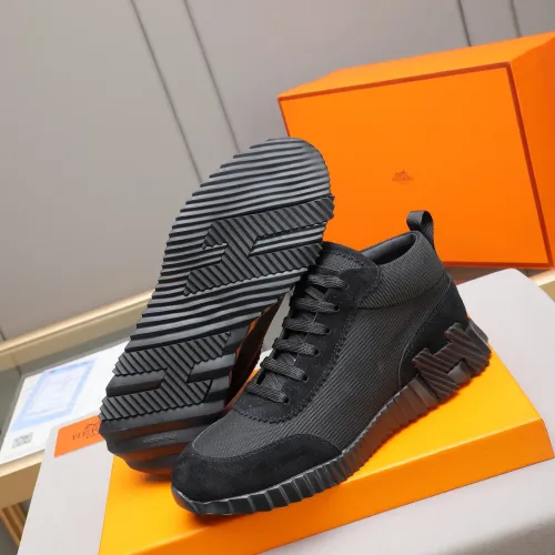 Replica Hermes High Tops Shoes For Men #1399744 $88.00 USD for Wholesale