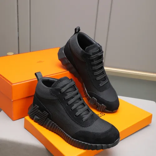 Replica Hermes High Tops Shoes For Men #1399744 $88.00 USD for Wholesale