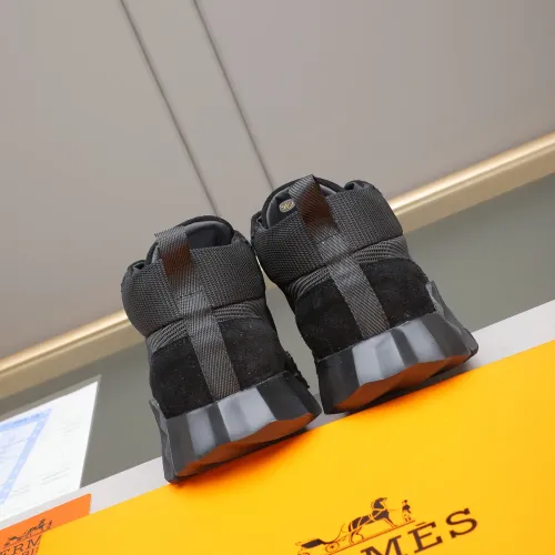 Replica Hermes High Tops Shoes For Men #1399744 $88.00 USD for Wholesale