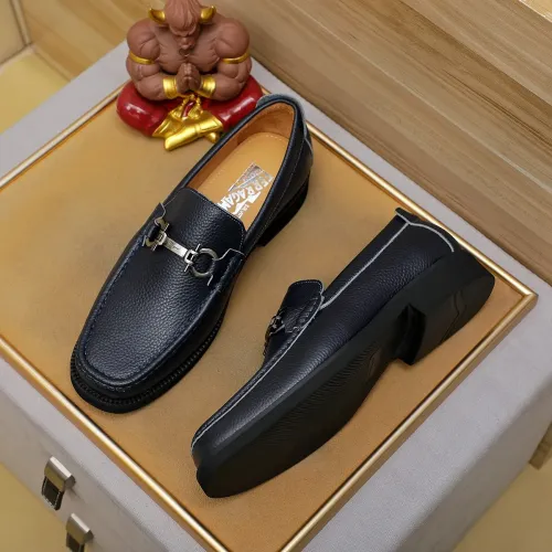 Wholesale Salvatore Ferragamo Leather Shoes For Men #1399780 $98.00 USD, Wholesale Quality Replica Salvatore Ferragamo Leather Shoes