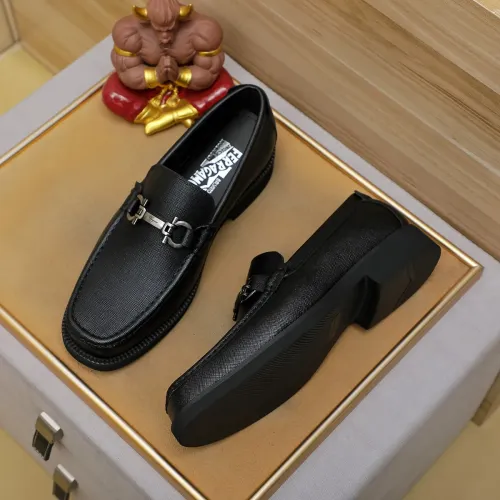 Wholesale Salvatore Ferragamo Leather Shoes For Men #1399781 $98.00 USD, Wholesale Quality Replica Salvatore Ferragamo Leather Shoes