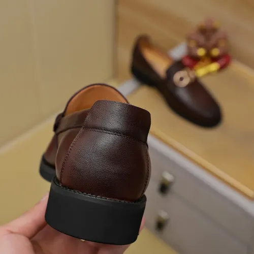 Replica Salvatore Ferragamo Leather Shoes For Men #1399784 $98.00 USD for Wholesale