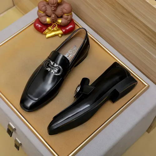 Wholesale Salvatore Ferragamo Leather Shoes For Men #1399796 $108.00 USD, Wholesale Quality Replica Salvatore Ferragamo Leather Shoes