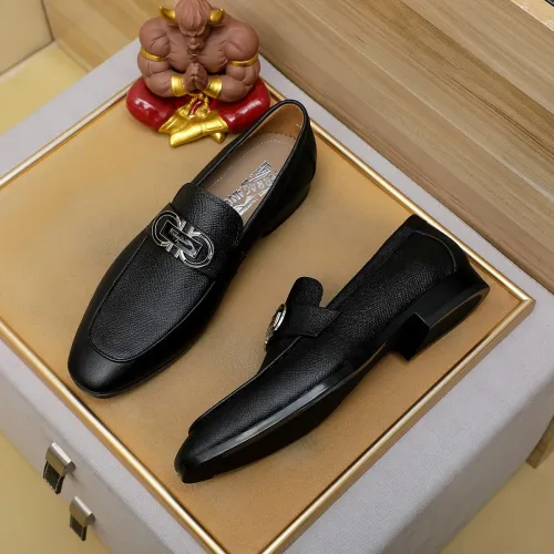 Wholesale Salvatore Ferragamo Leather Shoes For Men #1399797 $108.00 USD, Wholesale Quality Replica Salvatore Ferragamo Leather Shoes