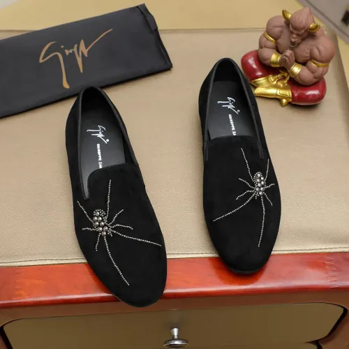 Wholesale Giuseppe Zanotti GZ Leather Shoes For Men #1399799 $82.00 USD, Wholesale Quality Replica Giuseppe Zanotti GZ Leather Shoes