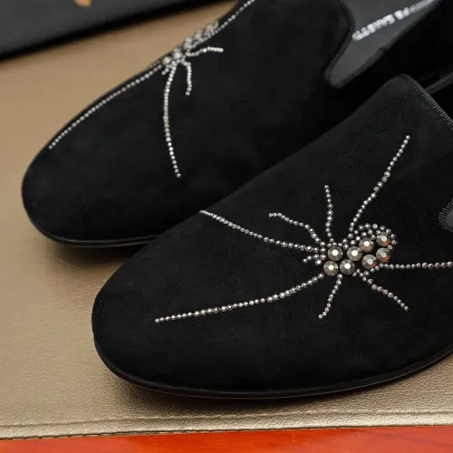 Replica Giuseppe Zanotti GZ Leather Shoes For Men #1399799 $82.00 USD for Wholesale