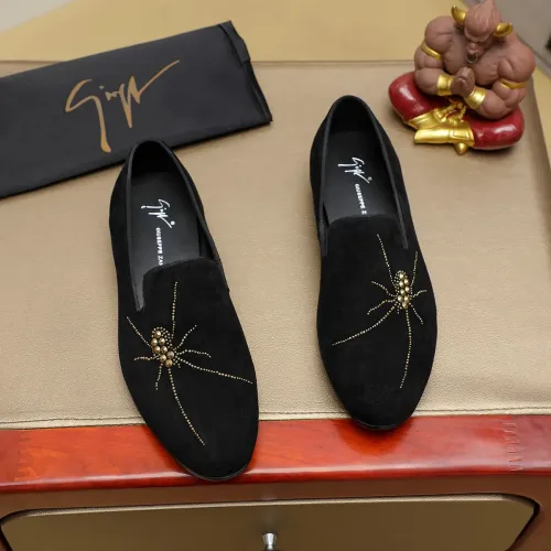 Wholesale Giuseppe Zanotti GZ Leather Shoes For Men #1399800 $82.00 USD, Wholesale Quality Replica Giuseppe Zanotti GZ Leather Shoes