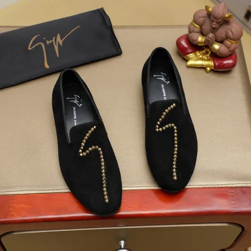 Wholesale Giuseppe Zanotti GZ Leather Shoes For Men #1399802 $82.00 USD, Wholesale Quality Replica Giuseppe Zanotti GZ Leather Shoes