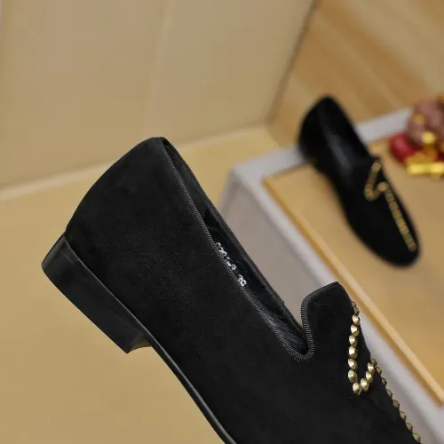 Replica Giuseppe Zanotti GZ Leather Shoes For Men #1399802 $82.00 USD for Wholesale