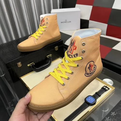 Wholesale Moncler High Tops Shoes For Men #1399821 $85.00 USD, Wholesale Quality Replica Moncler High Tops Shoes