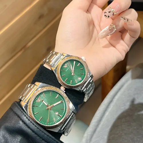 Replica Armani Watches In Rose Gold For Unisex #1399949 $27.00 USD for Wholesale