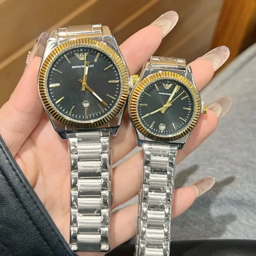 Wholesale Armani Watches In Gold For Unisex #1399952 $27.00 USD, Wholesale Quality Replica Armani Watches