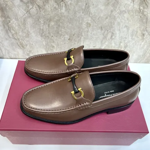Wholesale Salvatore Ferragamo Leather Shoes For Men #1399987 $105.00 USD, Wholesale Quality Replica Salvatore Ferragamo Leather Shoes