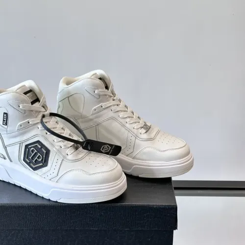 Replica Philipp Plein PP High Tops Shoes For Men #1400020 $150.00 USD for Wholesale