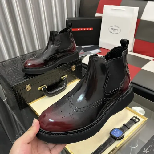 Wholesale Prada Boots For Men #1400052 $122.00 USD, Wholesale Quality Replica Prada Boots