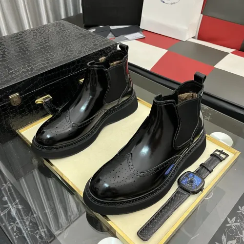 Replica Prada Boots For Men #1400053 $122.00 USD for Wholesale