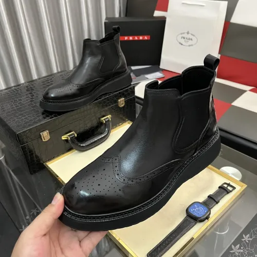Wholesale Prada Boots For Men #1400054 $122.00 USD, Wholesale Quality Replica Prada Boots