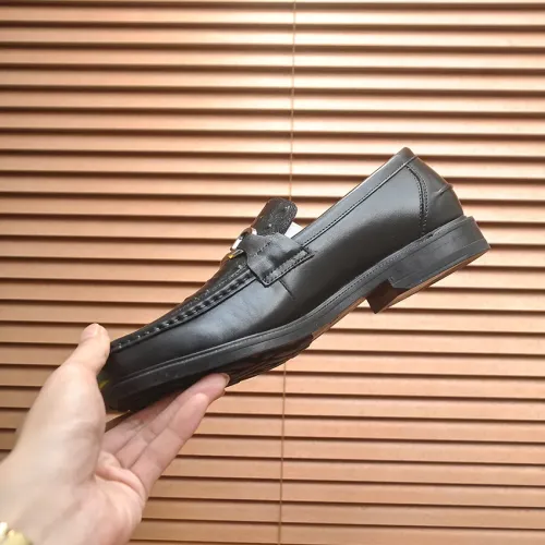 Replica Fendi Leather Shoes For Men #1400062 $98.00 USD for Wholesale