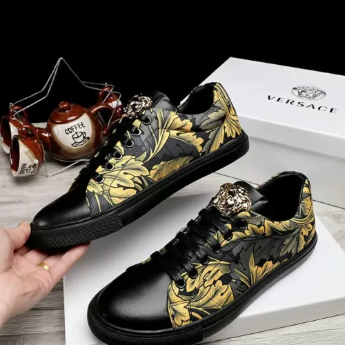 Wholesale Versace Casual Shoes For Men #1400068 $68.00 USD, Wholesale Quality Replica Versace Casual Shoes