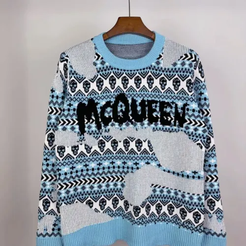 Wholesale Alexander McQueen Sweaters Long Sleeved For Unisex #1400098 $48.00 USD, Wholesale Quality Replica Alexander McQueen Sweaters