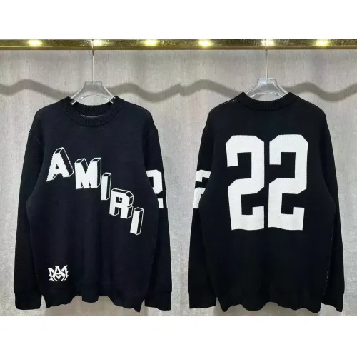 Wholesale Amiri Sweaters Long Sleeved For Unisex #1400108 $48.00 USD, Wholesale Quality Replica Amiri Sweaters