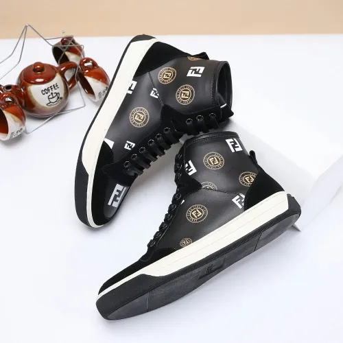 Replica Fendi High Tops Casual Shoes For Men #1400172 $80.00 USD for Wholesale
