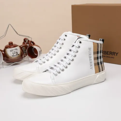 Wholesale Burberry High Tops Shoes For Men #1400173 $80.00 USD, Wholesale Quality Replica Burberry High Tops Shoes