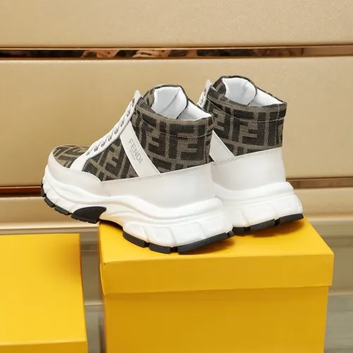 Replica Fendi High Tops Casual Shoes For Men #1400177 $98.00 USD for Wholesale