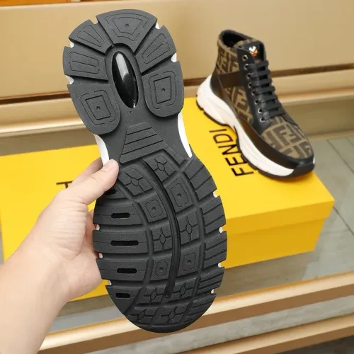 Replica Fendi High Tops Casual Shoes For Men #1400179 $98.00 USD for Wholesale