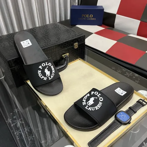 Replica Ralph Lauren Polo Slippers For Men #1400233 $42.00 USD for Wholesale