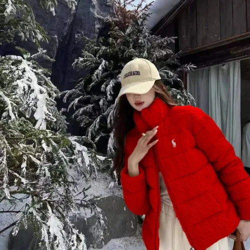 Replica Ralph Lauren Polo Down Feather Coat Long Sleeved For Women #1400416 $115.00 USD for Wholesale