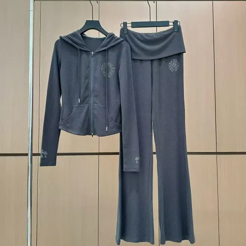 Wholesale Chrome Hearts Tracksuits Long Sleeved For Women #1400431 $102.00 USD, Wholesale Quality Replica Chrome Hearts Tracksuits