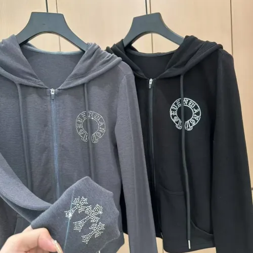 Replica Chrome Hearts Tracksuits Long Sleeved For Women #1400432 $102.00 USD for Wholesale
