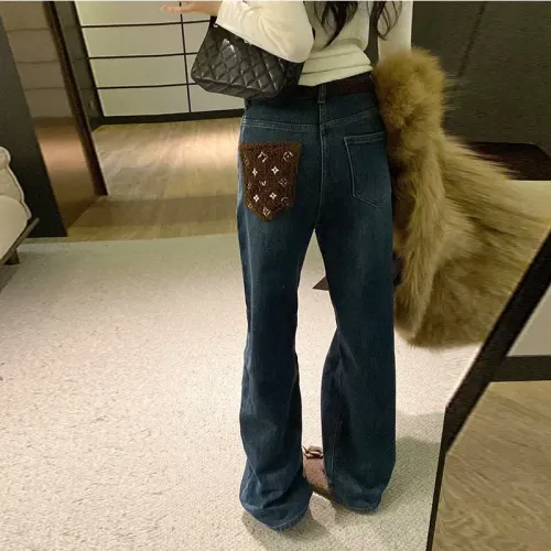 Replica Louis Vuitton LV Jeans For Women #1400433 $85.00 USD for Wholesale